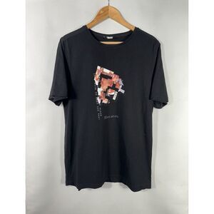 Noscento Men's Medium Black Short Sleeve Crew Neck T-Shirt‎